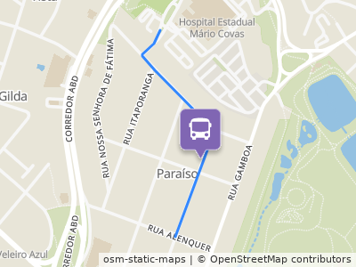 Mapa da parada