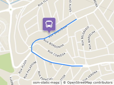 Mapa da parada