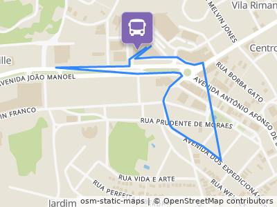 Mapa da parada