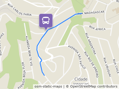 Mapa da parada