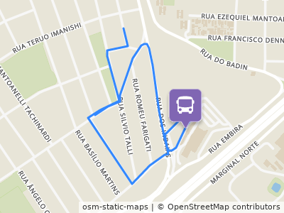Mapa da parada
