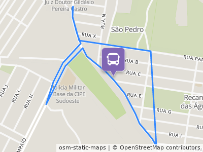 Mapa da parada