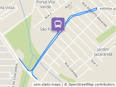 Mapa da parada