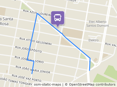 Mapa da parada