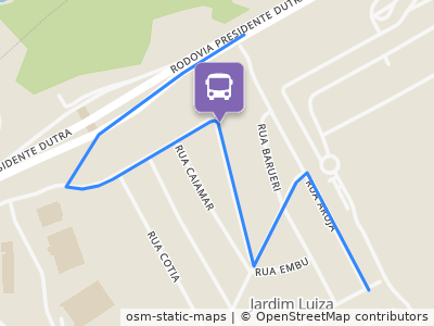 Mapa da parada