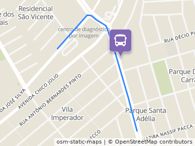 Mapa da parada