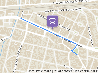 Mapa da parada
