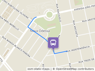 Mapa da parada