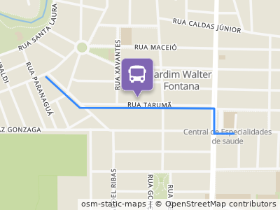 Mapa da parada