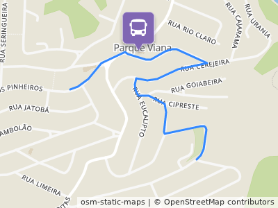 Mapa da parada