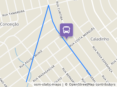 Mapa da parada