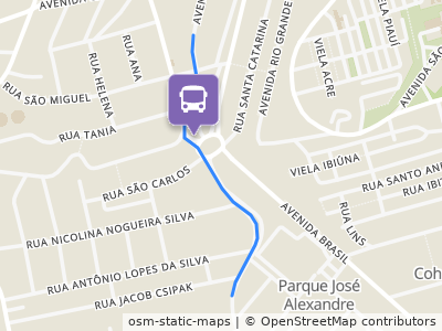 Mapa da parada
