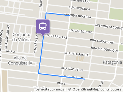 Mapa da parada