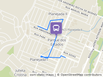 Mapa da parada