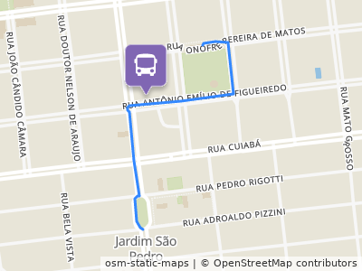 Mapa da parada