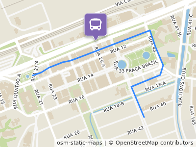 Mapa da parada