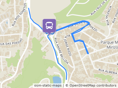 Mapa da parada