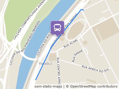 Mapa da parada