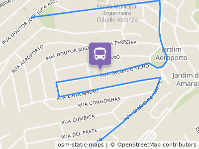 Mapa da parada
