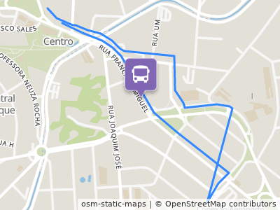 Mapa da parada