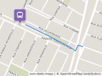 Mapa da parada