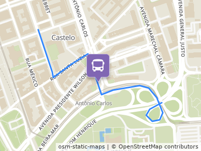 Mapa da parada
