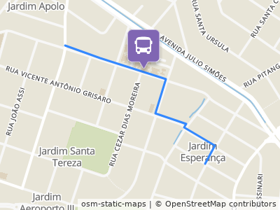 Mapa da parada