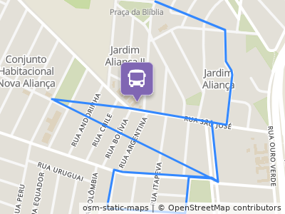 Mapa da parada