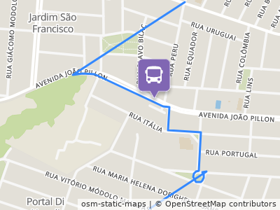 Mapa da parada