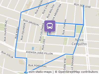 Mapa da parada