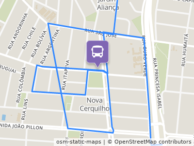 Mapa da parada