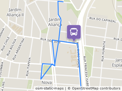Mapa da parada