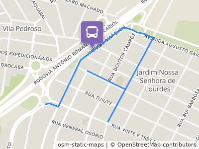 Mapa da parada