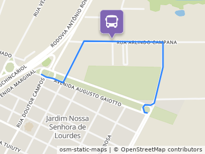 Mapa da parada