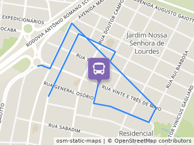 Mapa da parada