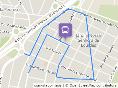 Mapa da parada