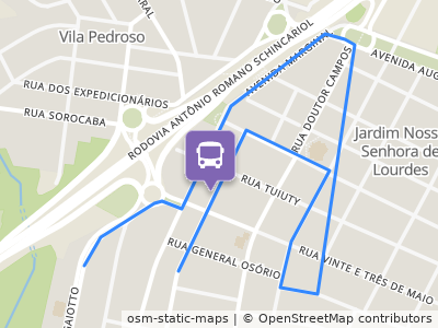 Mapa da parada