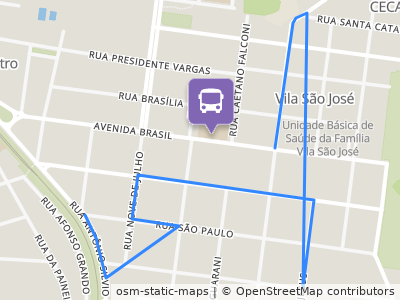 Mapa da parada