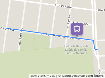 Mapa da parada