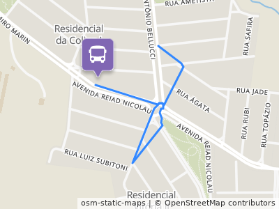 Mapa da parada