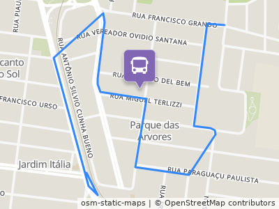 Mapa da parada