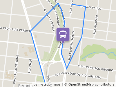 Mapa da parada