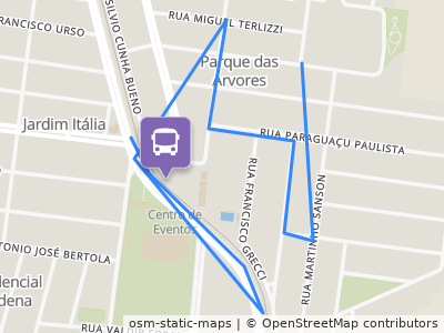 Mapa da parada