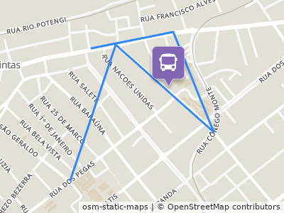Mapa da parada