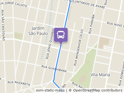 Mapa da parada