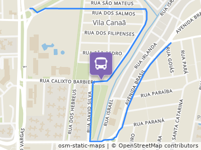 Mapa da parada