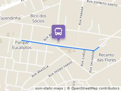 Mapa da parada
