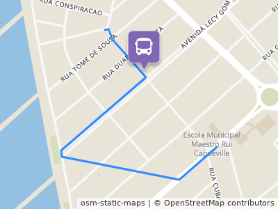 Mapa da parada