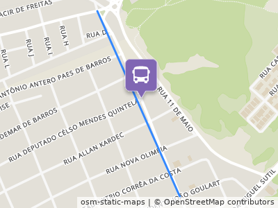 Mapa da parada