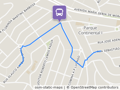Mapa da parada